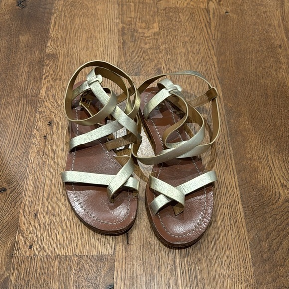 Tory Birch Women’s Sandals Tan and Gold Size n/a - Picture 2 of 6